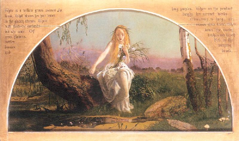Arthur Devis Ophelia oil painting image
